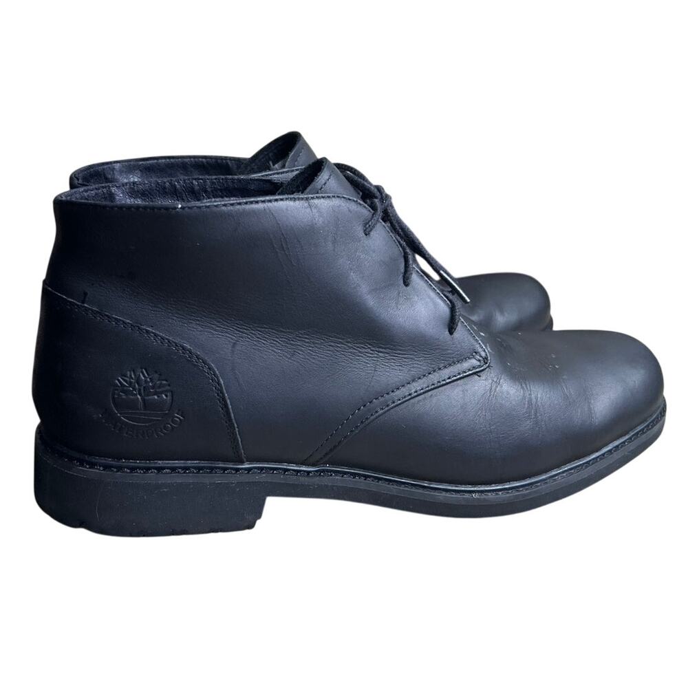 Timberland Classic 6" Waterproof Boots Black Leather Men's Size 10